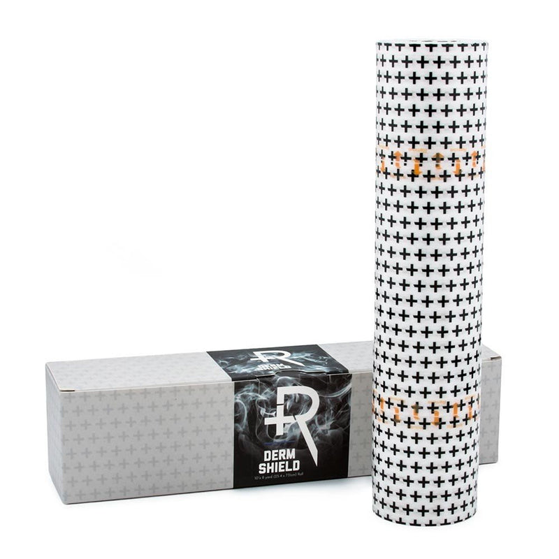 [Australia] - Recovery Aftercare Derm Shield Tattoo Aftercare Bandage Roll - Transparent, Waterproof Adhesive Bandages - 10 Inches x 8 Yards 