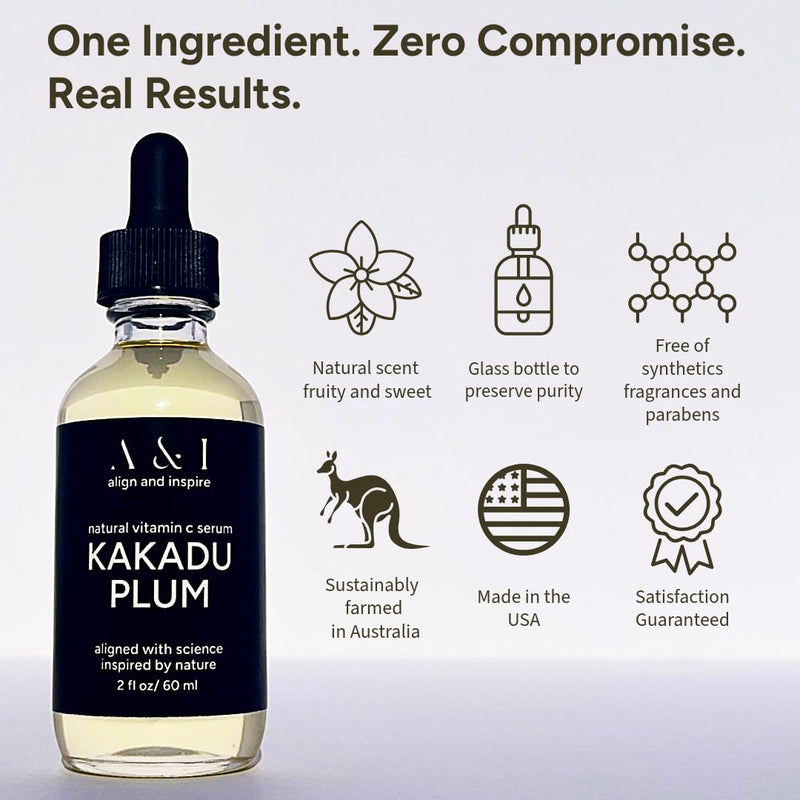 Vitamin C Serum, Pure Kakadu Plum Oil 2oz