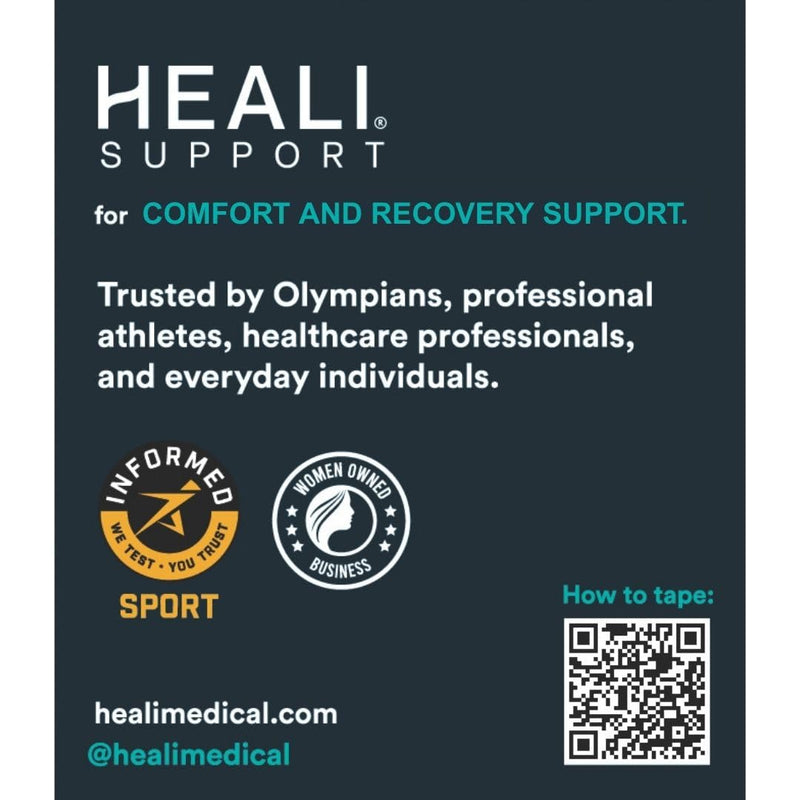 [Australia] - Heali Kinesiology Tape with Magnesium and Menthol, 20 Pcs Precut Strips, K Tape Roll, Knees, for Physical Therapy, Sports, Muscles and Joints, Water Resistant, Blue Splatter 20pc Roll: Splatter Paint 