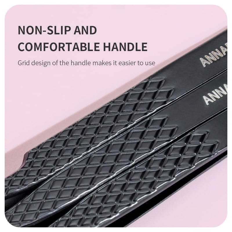 Lash Tweezers for Eyelash Extensions,Precision Fiber Tip for Volume Eyelash Extension,Lash Extension Tweezers for Easy Application and Removal (Black, 5PCS-01) Black