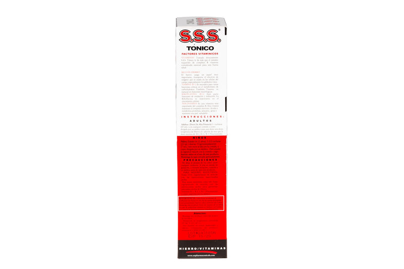 S.S.S. Tonic Liquid Iron & Vitamin B Supplement with B1, B2 & B3, 20 Fl Oz | High-potency, easy-to-take formula for daily energy support; made in USA 20 Fl Oz (Pack of 1)