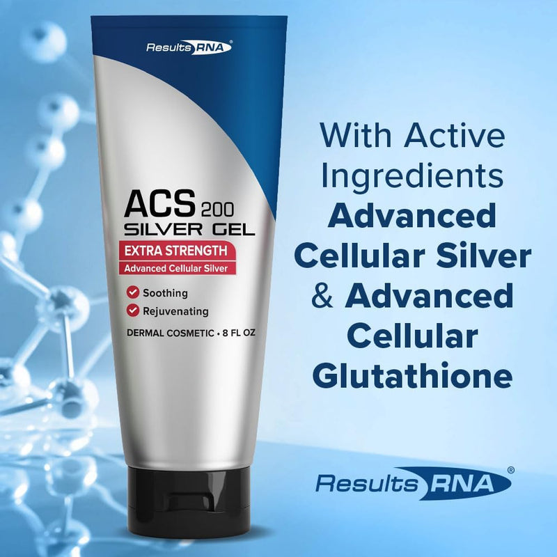 [Australia] - Results RNA - ACS 200 Silver-Glutathione Gel ‚Äì Advanced Cellular Colloidal Silver Gel for Wound Care & Superior Dermal Healing. (15 oz) 15 Ounce (Pack of 1) 