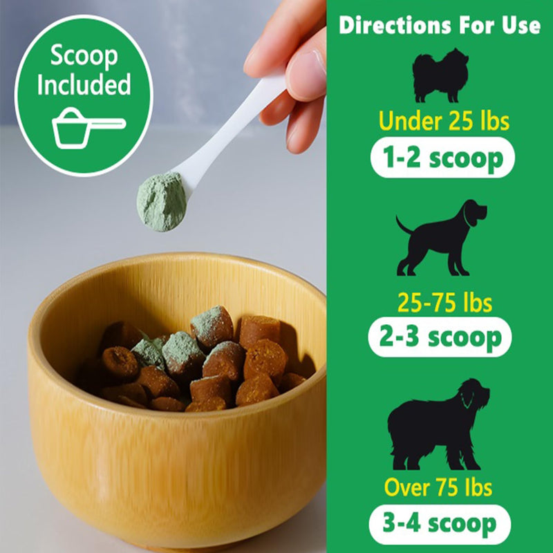 Dog Dental Powder(10.58OZ)-Teeth Cleaning Powder for Dogs, Plaque Off Powder for Dogs & Cats Breath Freshener Powder for Bad Breath, Tartar Remover, for Small/Medium/Large/Giant Dog - PawsPlanet Australia