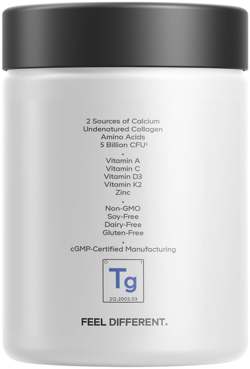 Codeage Teeth & Gums Vitamins + Oral Probiotics Supplement for Mouth - Whole Food Calcium, Collagen, Potassium, Vitamin C, D3, K2, Zinc – Oral Care & Dental Multivitamin Supplements - 90 Capsules 1