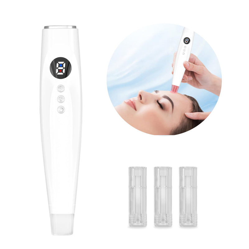 Facial Skin Care Product absorbs Device, LED Light Therapy face Massager, Thermal and Ice Cooling Roller