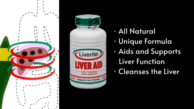 [Australia] - LIVERITE Liver Aid 2-Pack 120 Tablets (Total 240ct) Liver Support, Liver Cleanse, Liver Care, Liver Function, Energy. 