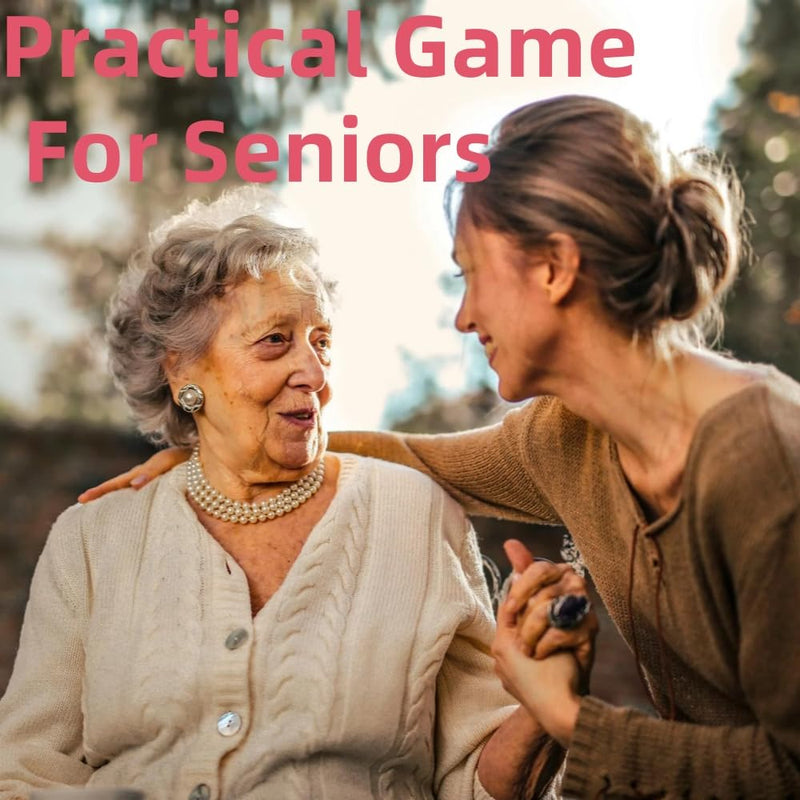 [Australia] - 12 Pcs Reusable Word Search Cards for Dementia Game-Dementia Activities for Seniors with Alzheimer's-Elderly Alzheimer's Toys-Large Print Word Search Books for Grandpa 