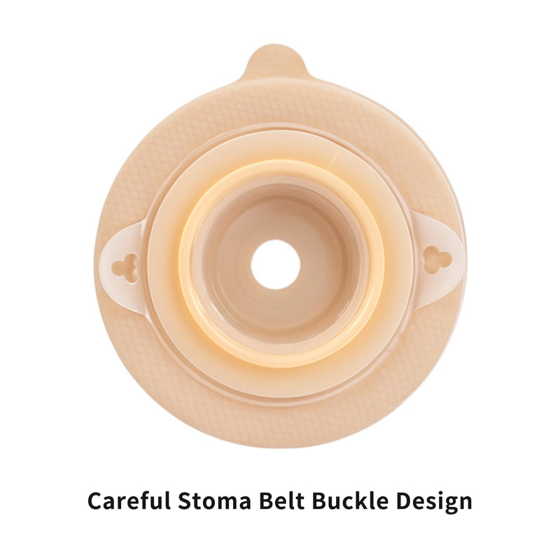 [Australia] - 5-Pack Convex Ostomy Skin Barriers for Steawoce Two-Piece Convex System - 15-45mm Cut-to-Fit Hypoallergenic Adhesive Base for Colostomy Care 