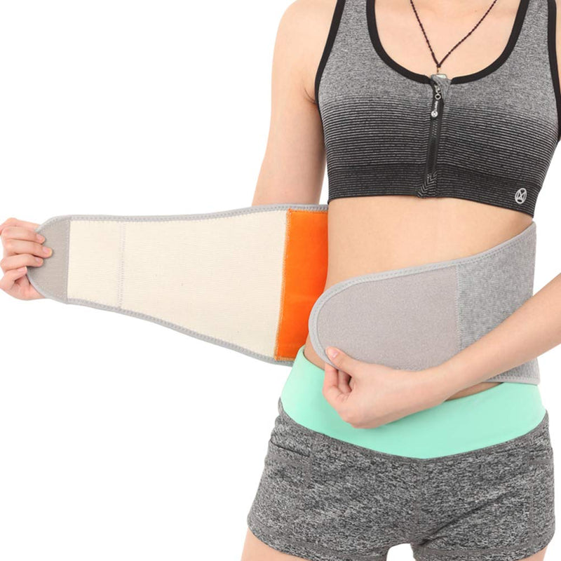 [Australia] - BESPORTBLE Winter Lumbar Belt Fluffy Back Support Warm Belly Protection Kidney Binder Gifts for Men Women Christmas Birthday Party Favors (XL) 