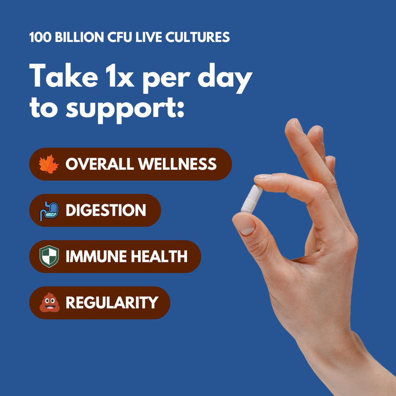 100 Billion CFU Probiotics - 20 Strains + Prebiotics | Digestive & Gut Health - for Good Gut Flora, Gas and Bloating | Scientifically Proven Probiotics for Women & Men | Made in UK – 2 Month Supply
