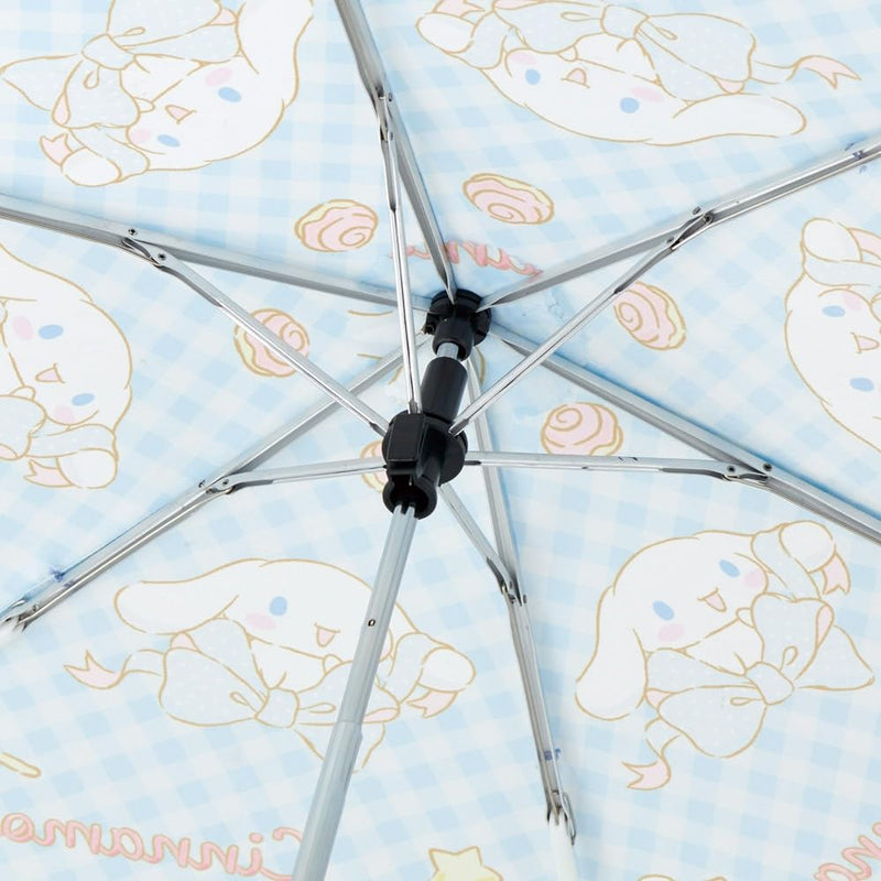 Skater CINNAMOROLL Character Rain Jacket for 43"-49" Height and Folding Umbrella 37" Set for Girls 5-7 Years Old Light Blue [from Japan]