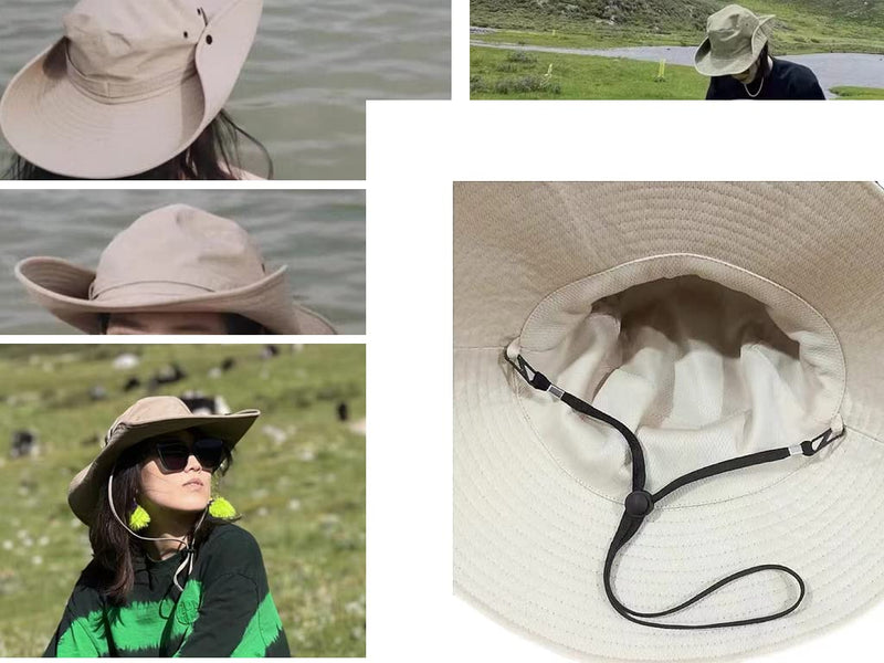 [Australia] - Xianglangsuccess6 Pieces Hat/Visor Sling, Strap Buckle Adjustable, Chin Strap, Detachable Sun hat Strap, with Spring Cord Buckle 