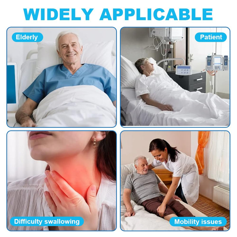 Dysphagia Cups for Adults, Medical Grade Dysphagia Regulating Drinking Cup&Non-Spill Beakers for Elderly with 5cc/10cc Flow Control, Safe for Stroke,Non Spill Cups for Elderly,Limited Mobility B