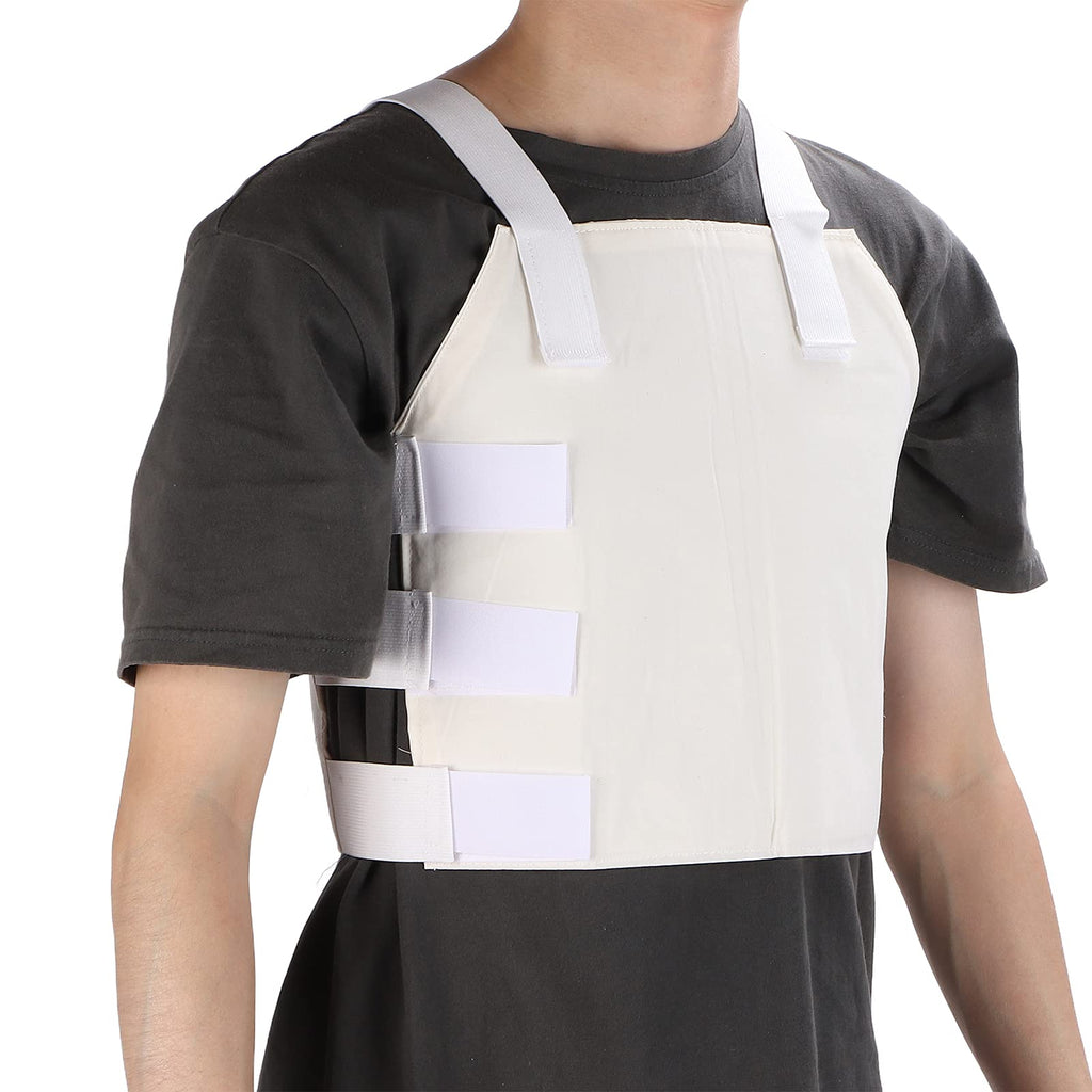 FILFEEL Sternum and Thorax Support, Breathable Ribs Chest Brace for Intercostal Muscle Strain, Chest Belt for Men Women