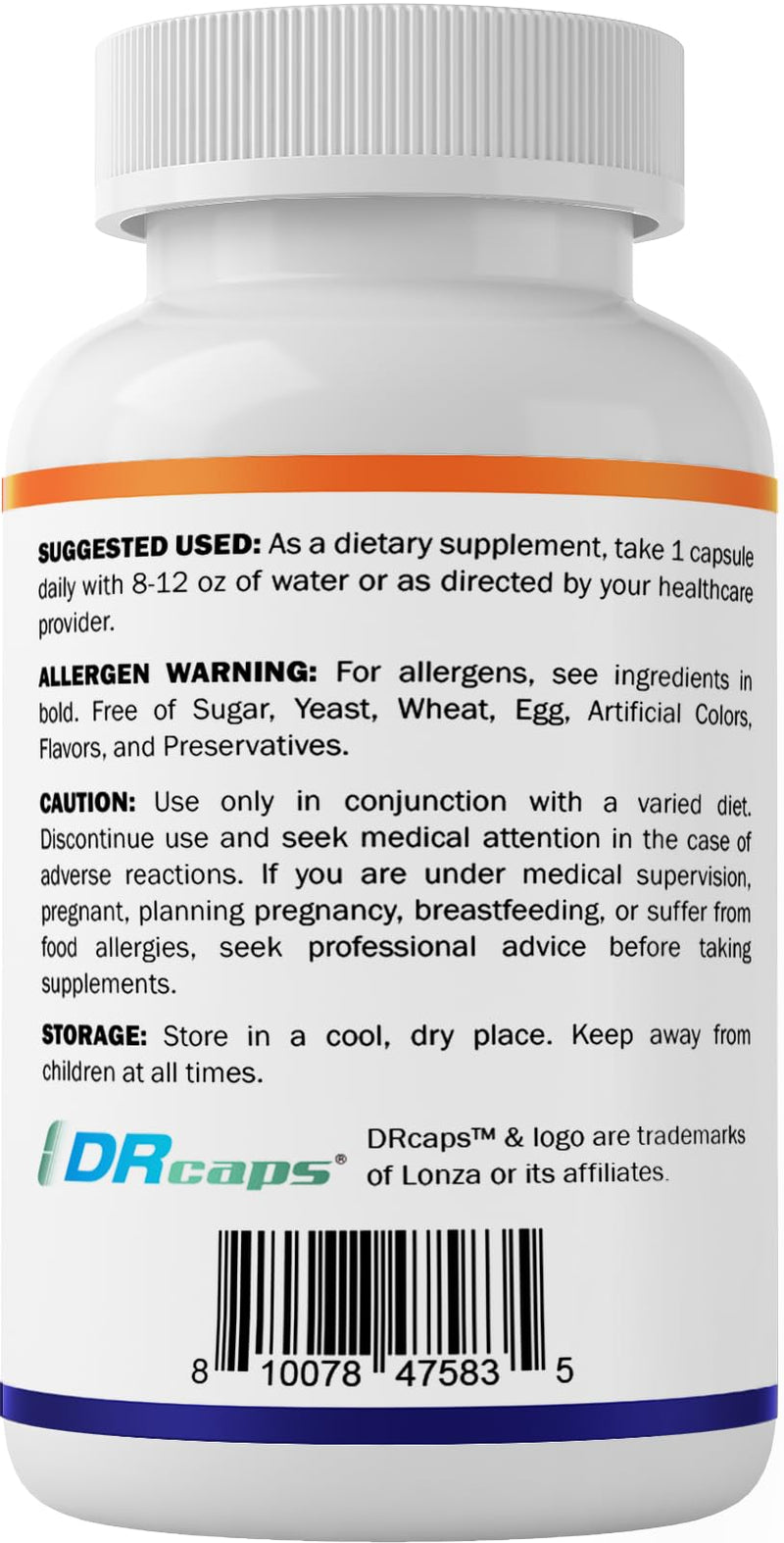 Vitamatic Bifidobacterium Bifidum - 10 Billion per DR Capsule - 60 Count - Digestive Support - Made with Prebiotic Inulin Fiber.