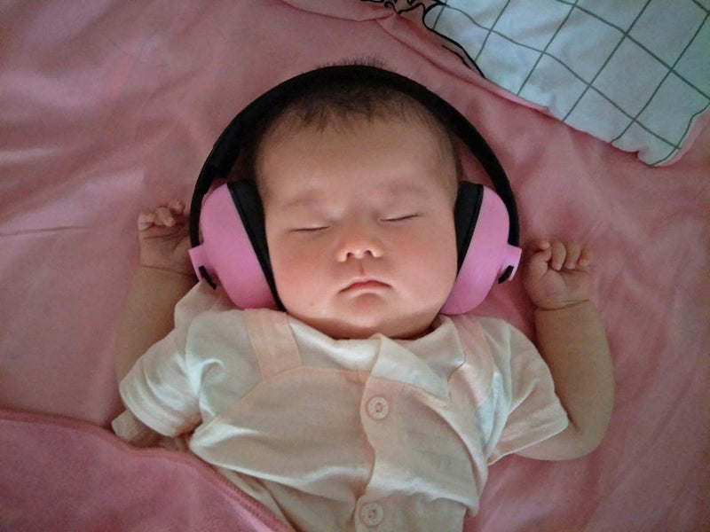 [Australia] - Baby Noise Cancelling Headphones Infant Ear Protection Comfortable Noise Reduction Ear Muffs for Babies Toddler 1 Months to 2 Years, Pink 