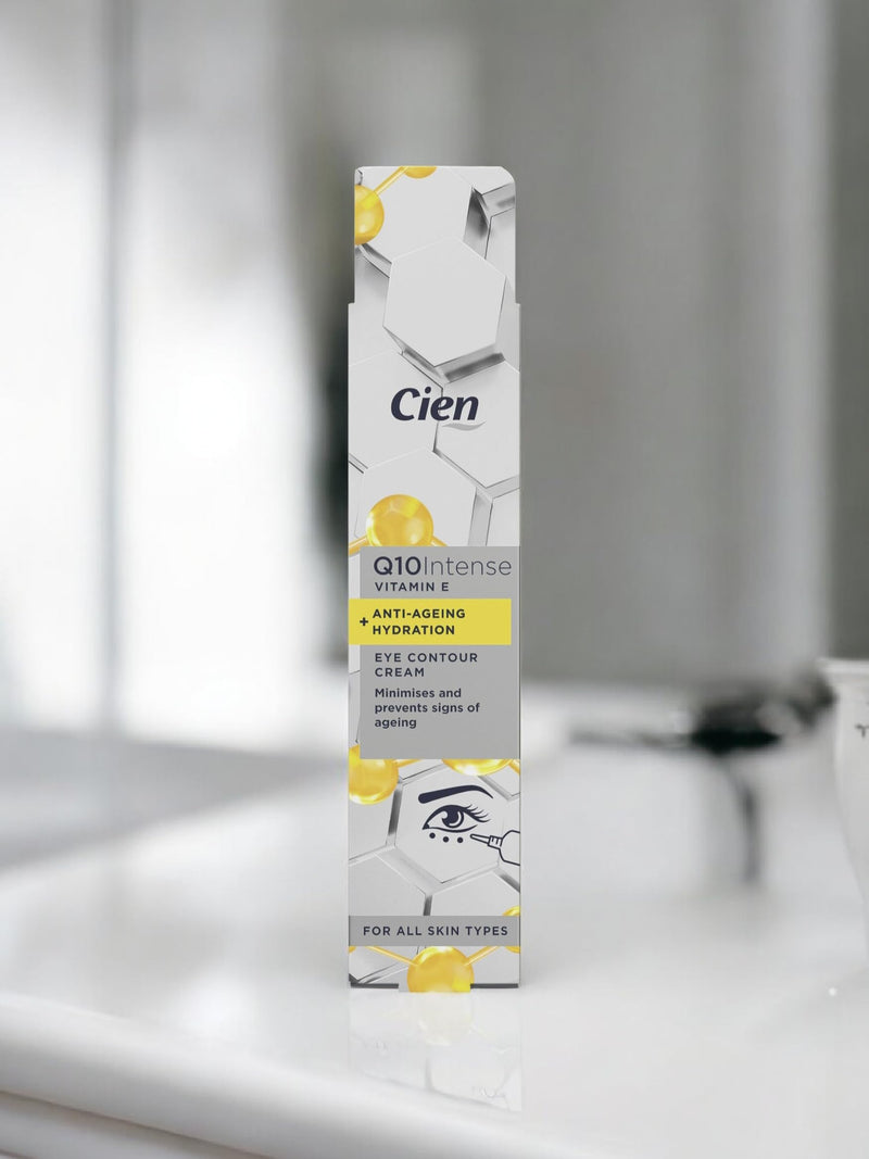 cien Anti-Wrinkle Eye Contour Cream with Q10 and Hyaluronic Acid and Vitamin E 15ml (0.51 Oz)