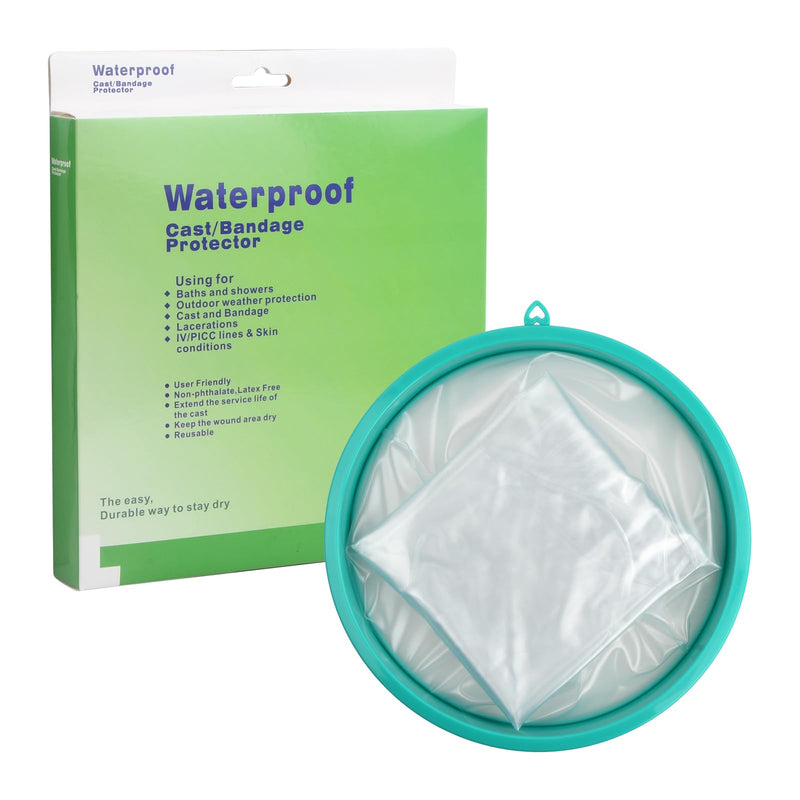 [Australia] - Anseom Plaster Protection Waterproof Arm, Reusable Plaster Protection Waterproof for Shower Adults Bandage Protection Shower Protection Arm Plaster Shower Cover for Hand Elbow and Wrist 63.5 cm 
