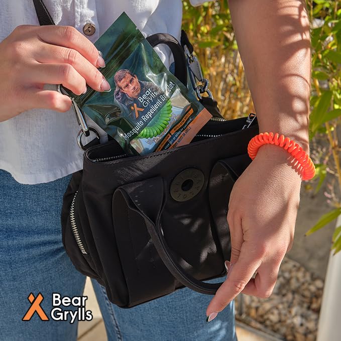 [Australia] - Mosquito Repellent Bracelets ‚Äì Natural Essential Oils | Family Pack | Child‚ÄëFriendly | Non‚ÄëToxic | Reusable Outdoor Wristbands | Individually Wrapped 