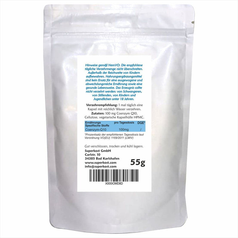 [Australia] - 240 capsules SUPERKOST Coenzyme Q10 - CoQ10 100mg, 8 month pack, vegetarian, made in Austria 