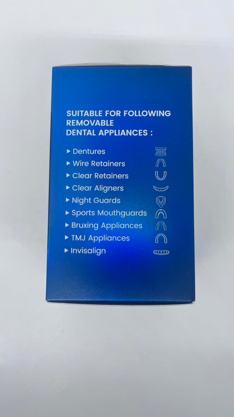 [Australia] - Retainer Cleanser Tablets 23mm.Ultrasonic Retainer Cleaner Tablets for Dentures and Invisalign - Effective Dental Cleaning for Teeth and Retainers-60pack 60 