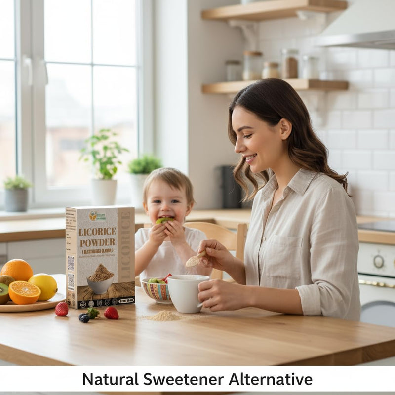 [Australia] - Licorice Root Powder Natural ‚Äì Mulethi (Yastimadu) Powder (Glycyrrhiza Glabra) for Skin Care, Herbal Tea, Digestive Support & Wellness ‚Äì 2 oz 