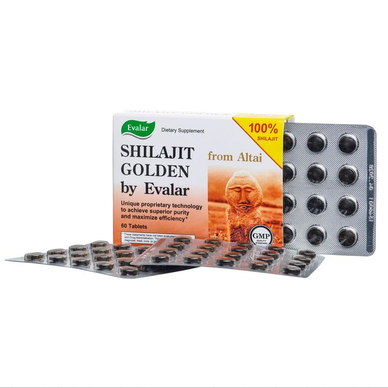 Shilajit Golden by Evalar Siberian Altai 60 Tabs