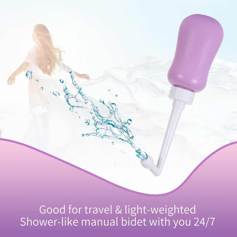 [Australia] - Peri Bottle for Postpartum Care for Perineal Recovery and Cleansing After Birth 12.7 OZ Color: Purple 