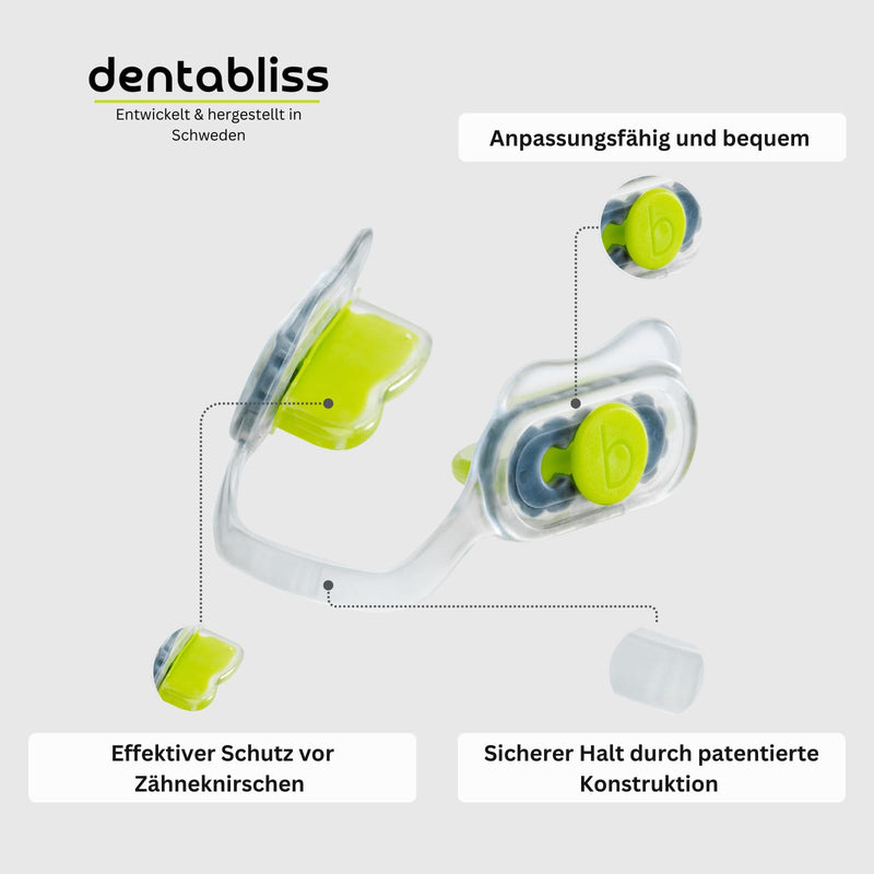 [Australia] - Dentabliss® x Beconfident® Bite Splint for Bruxism - Night Splint Against Teeth Grinding, Jaw Relaxation, Mouth Guard, BPA-Free, Anti-Grinding Dental Splint for Comfortable Protection 