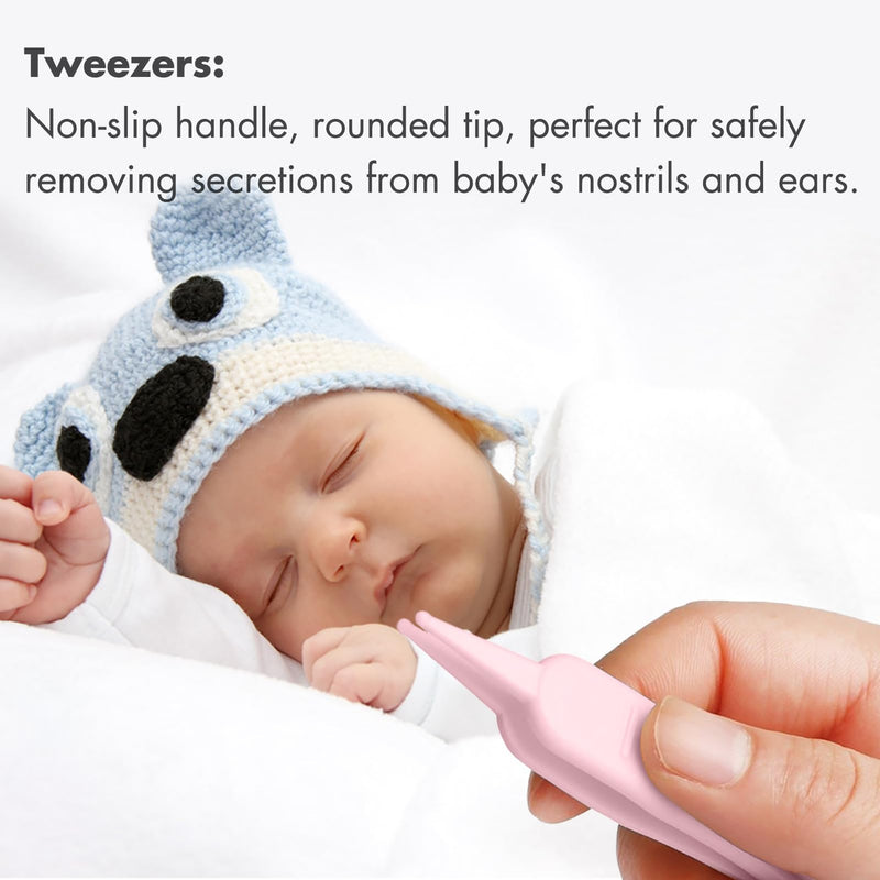 [Australia] - Baby Nail Kit, 4-in-1 Baby Nail Care Set with Cute Case, Baby Nail Clippers, Scissors, Nail File & Tweezers, Baby Manicure Kit and Pedicure kit for Newborn, Infant, Toddler, Kids-Owl Green 