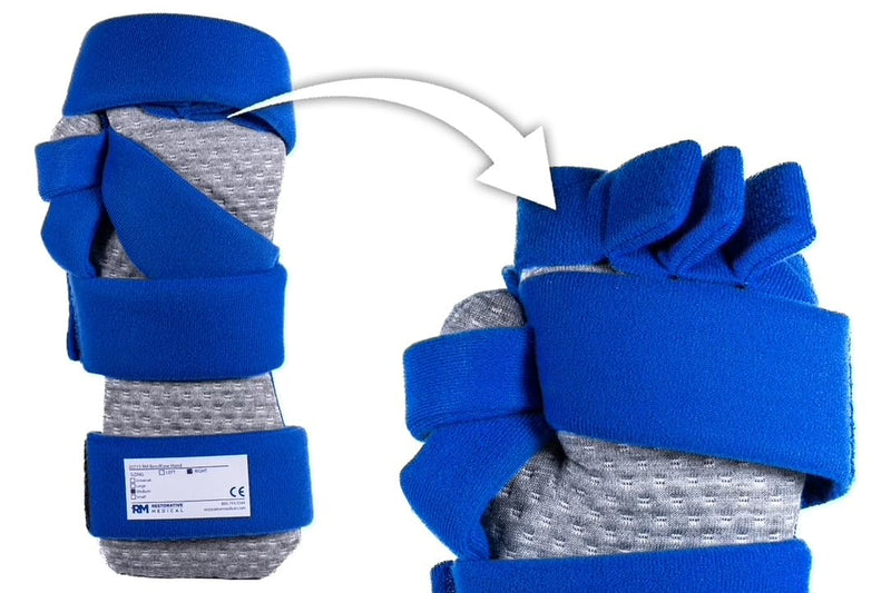 Restorative Medical BendEase Hand Splint - Wrist Pain Support for Carpal Tunnel, Arthritis and Stroke Recovery (Large - Right) Large