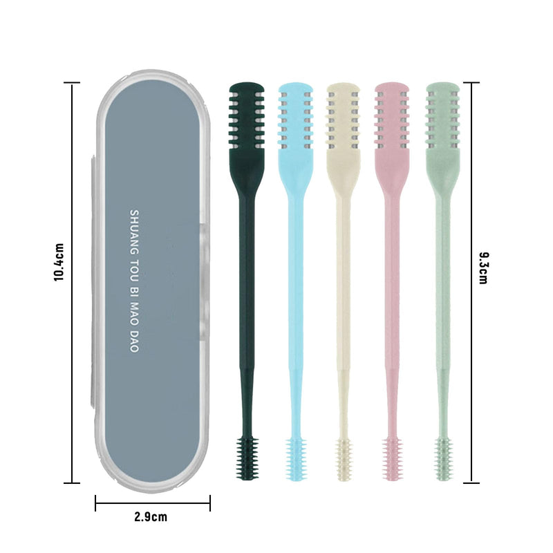[Australia] - Fsahiuf nose hair trimmer, no electricity, double-sided nose hair trimmer for men, women, 2-in-1 nose hair remover, silkslide nose trimmer.5 colors 