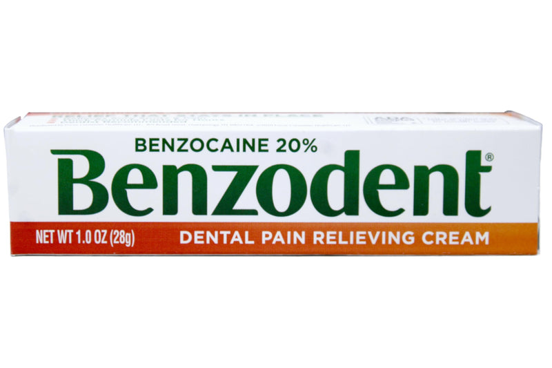 [Australia] - Benzodent Dental Pain Relieving Cream, 1 Ounce - Buy Packs and SAVE (Pack of 5) 