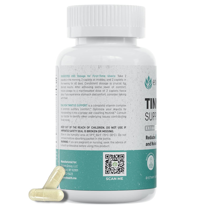 [Australia] - Prescription Strength Tinnitus Relief, 1 Doctor Recommended Tinnitus Relief for Ringing Ears, Extra Strength Formula, Compare to Tinnitus 911 Ear Ringing Relief Formula & Lipo Flavonoid Tinnitus 