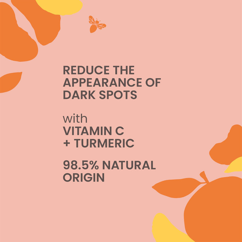 Burt's Bees Vitamin C Turmeric Facial Serum, Brightens Skin & Visibly Reduces Dark Spots, Fine Lines & Wrinkles, Naturally Hydrating, Lightweight - Brightening Booster (1 oz) Brightening Booster Serum 1 Ounce (Pack of 1)