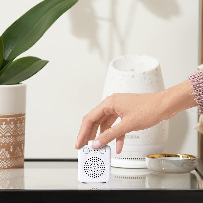 [Australia] - Fansbe sleep sound machine travel size, white noise machine baby portable, small travel sound machine adults Super Mini 20 Soothing Sounds Adjustable Volume for Home Travel and Office (white) 