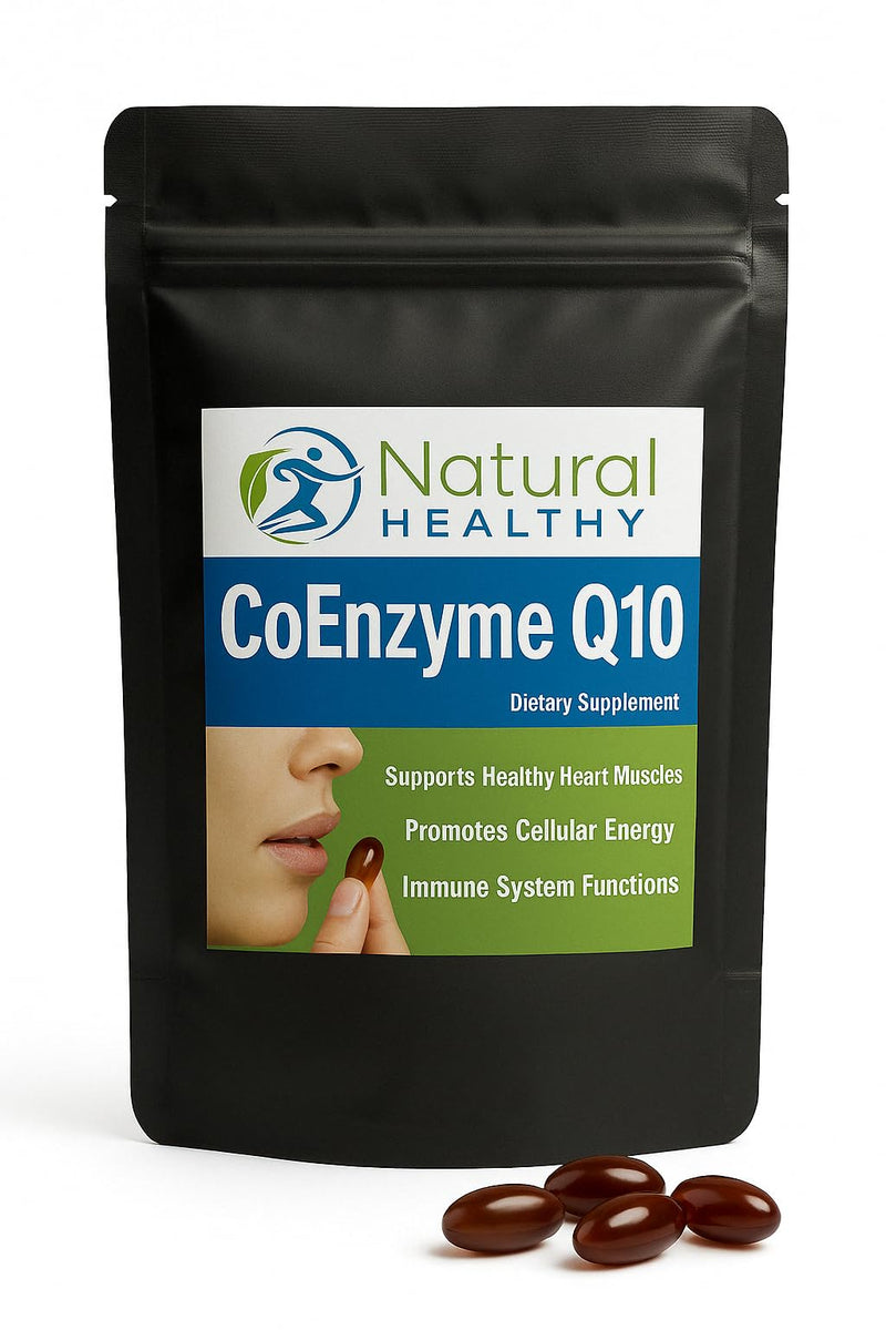 CoEnzyme Q10 60 Soft-gels - CoQ10 500mg Co Enzyme Complex with Vitamin E