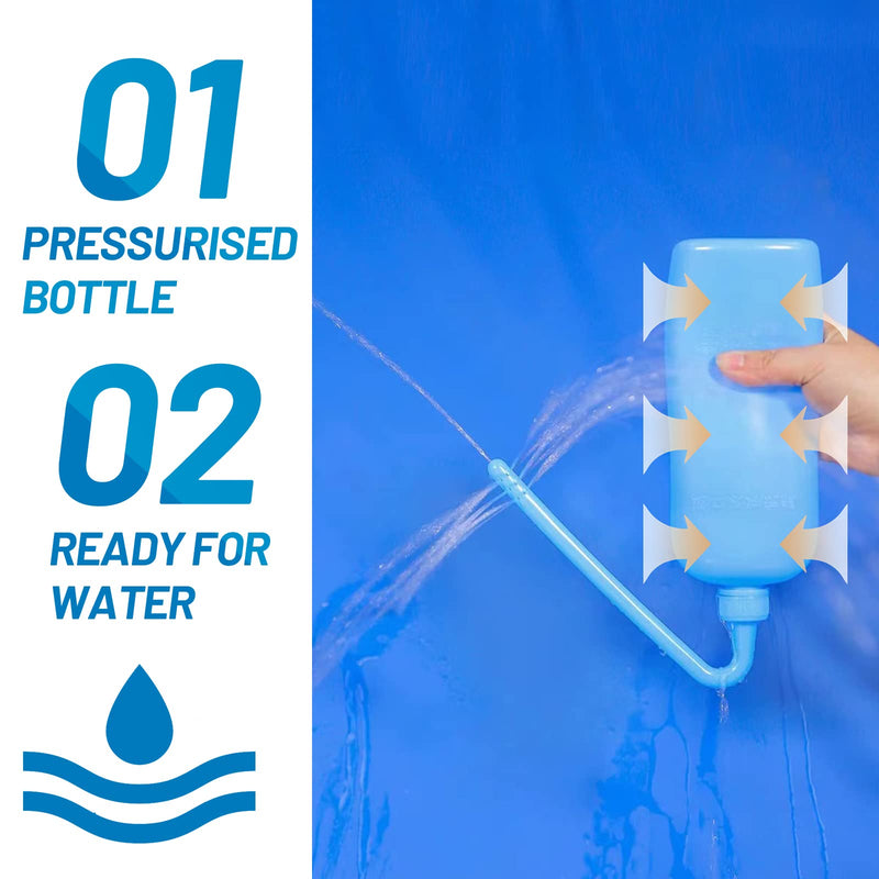 [Australia] - Colostomy Bag Cleaning Tool, Ostomy Bag Washing Bottlte, Stoma Bag Washing Bottle Rinse Pot for All Ostomy Bags Reusable Wash Bottle 