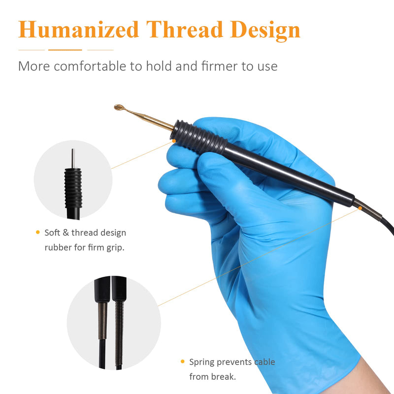 1 Pair Wax Carver Pencil Pen for Dental Lab Electric Waxer Carving Waxing Machine,Replacement Waxer Carving Pens…
