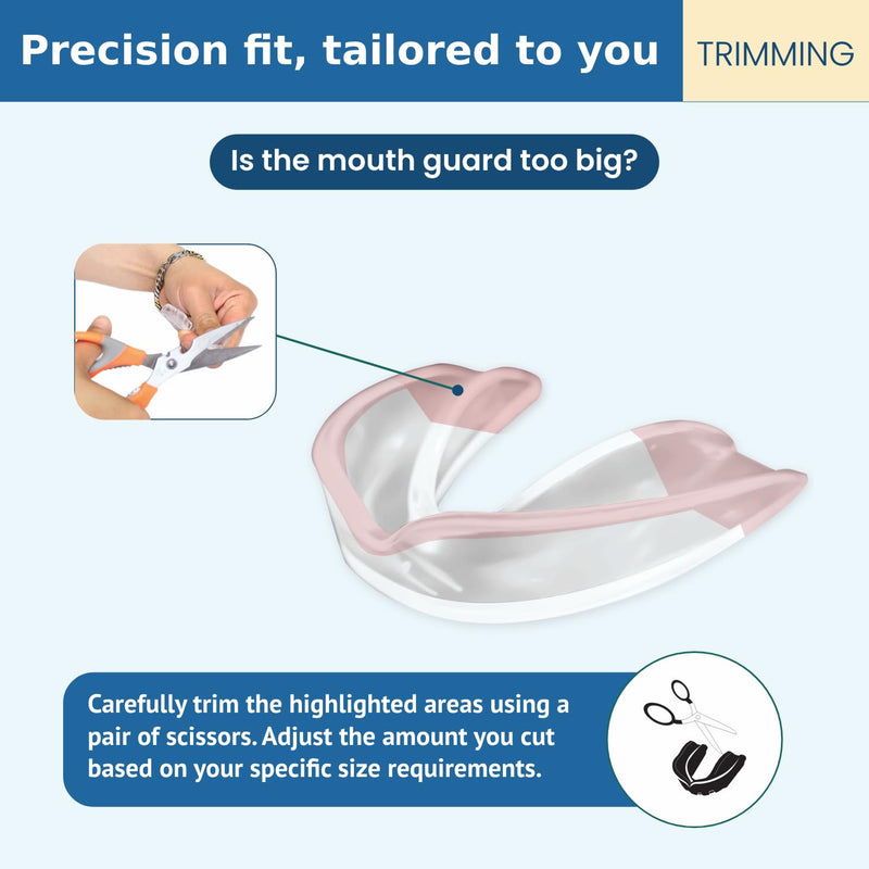 [Australia] - Dental Mouth Guard for Teeth Grinding (4 Pack) and 12 Cleaning Tablets Night Gum Shield for Sleep Treats Clenching Bruxism TMJ Hygiene Case by Alevial 4 Pack + Cleaning Kit 