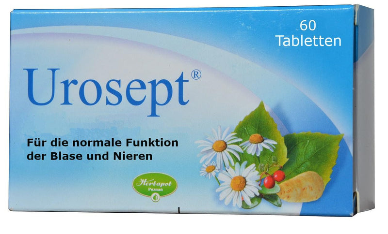 [Australia] - Urosept, 60 tablets, for cystitis, to support the function of the bladder and urinary tract, 6 selected herbs, proven herbal recipe, diuretic 