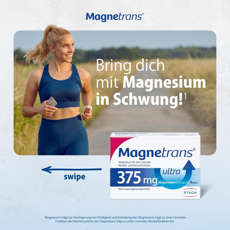 [Australia] - Magnetrans ultra 375 mg capsules - magnesium capsules for normal muscle and nerve function - 1 x 50 capsules 50 pieces (pack of 1) 