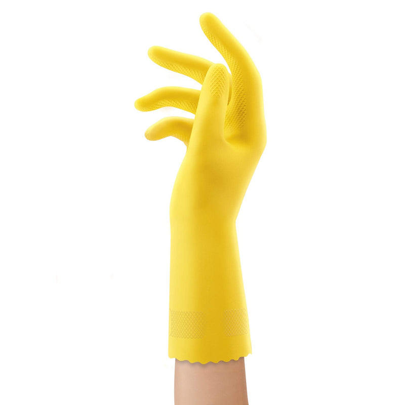 [Australia] - PLAYTEX HandSaver Rubber Gloves for Kitchen and Household Cleaning (3 Pairs) Large 