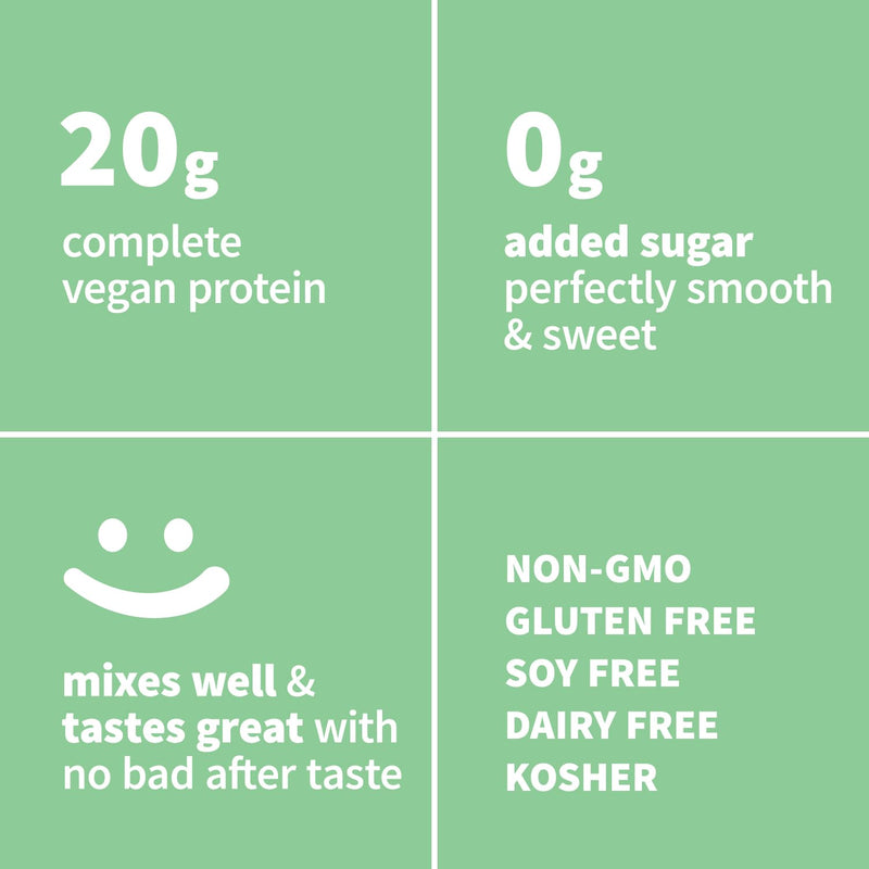 [Australia] - Sprout Living Organic Pea Protein Powder, Vanilla Flavor, 20 Grams of Plant Based Organic Protein Powder Without Sweeteners, Non Dairy, Non-GMO, Dairy Free, Vegan, Gluten Free (1 Pound, 15 Servings) Vanilla Pea Protein 1 Pound (Pack of 1) 