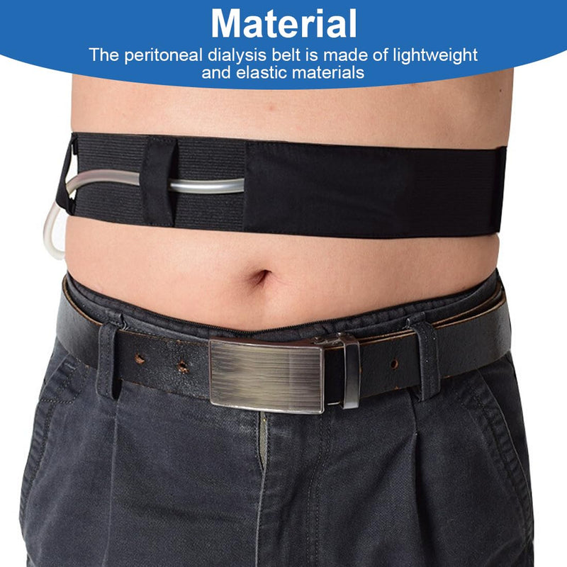 [Australia] - Reccisokz Rec Peritoneal Dialysis Belt, Catheter Holder, Stoma Belt, Dialysis Shunt Protection, Abdominal Dialysis Belt, Breathable Adjustable Catheter Protective Belt, Catheter Support, Abdominal Dialysis 