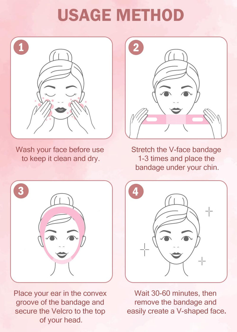 [Australia] - Chin Strap for CPAP Users, Chin Strap for Snoring, Anti Snoring Devices Adjustable, Chin Strap for Men and Women to Stop Snoring, Pink QQ1 