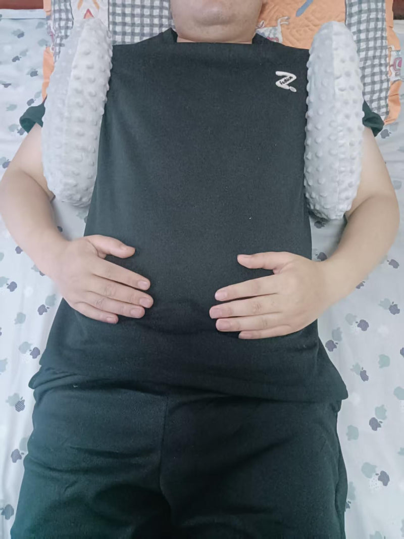 2Pcs Under Arm Support Pillow Mastectomy Pillow Postoperative Nursing Pit Pillow Used For Long-Term Bed Rest To Maintain Axillary Dryness Ventilation Breathability Post Mastectomy Must Haves(Grey)