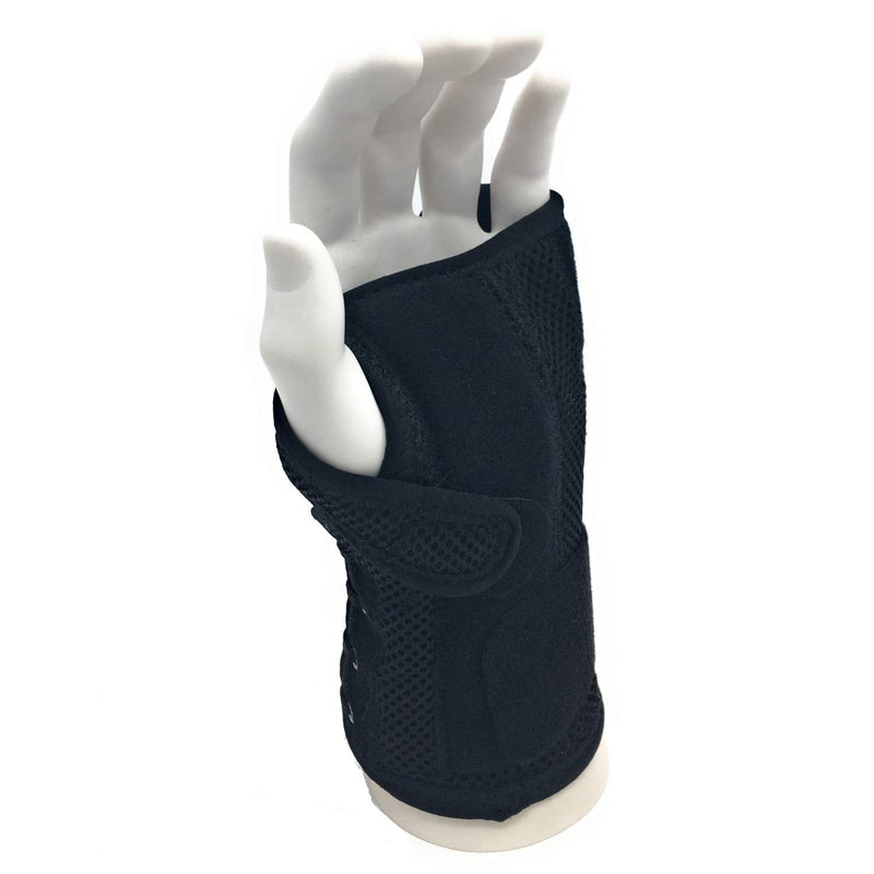 [Australia] - OTC Wrist Brace, Adjustable Thumb Strap Support for Hand Pain Relief, Black (Left Hand), Medium 