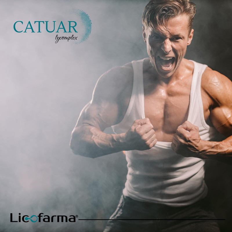 Catuar Lycomplex Energizing and Stimulating Men's Supplement | Increases Vigor and Endurance | with Catuaba, Arginine, VIT. B6 and Lycopene | 100% Natural and Made in Italy | 30 Vegetable Capsules