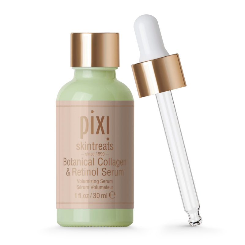 Pixi Beauty Botanical Collagen & Retinol Serum | Face Serum with Acacia Collagen, Retinol and Vitamins to Firm, Smooth & Hydrate Skin | 1 fl oz/ 30ml